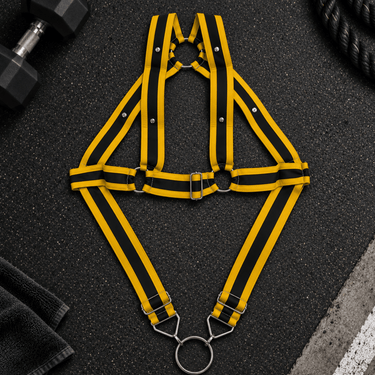 DNGEON Cross C-ring Harness Camo-DMBL07-Yellow-OSv-3