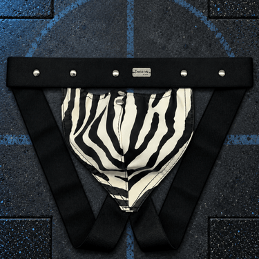 DNGEON Peekaboo Jockstrap-DMBL04-Zebra-OS-3