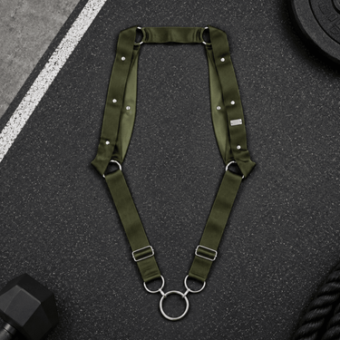DNGEON Straight back Harness-DMBL06-Black-OS-2