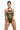 Femm Bodysuit - Femme X Open Back Bodysuit - BlackMesh - OS - FMX0009 - BlackMesh - OS - Femme X - 5