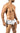Boy Shorts - JSAW06 - Joe Snyder Activewear Mini Shorty - White Mesh - L - JSAW06 - White Mesh - L - Joe Snyder - 7