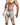 Side View Malebasics Mens Athletic New Hipster Boxer Brief Green Pixels