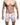 Mens Malebasics New Hipster Boxer Brief Poker front view color white