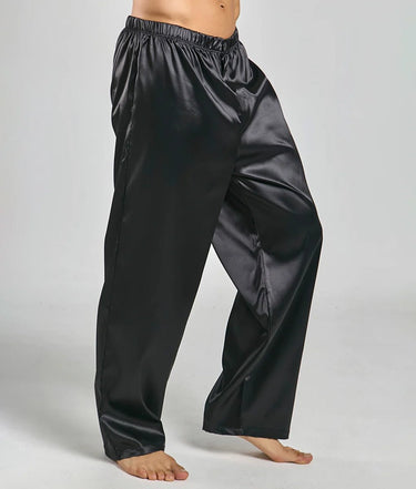 Malebasics Pants Satin-MBW02-Black-S-3
