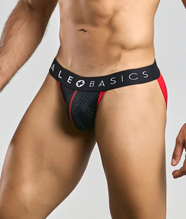 MaleBasics Spot Jockstrap-Black-MBS05-Black-S-3