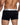 Trunks pima back view black color cotton