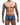 Trunk hipster front view print color blue 