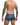 Trunk hipster back view print color blue
