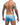 Trunk hipster back view print color blue with yellow