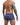Trunk hipster back view print color blue 