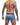 Trunk hipster back view print color blue 