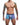 Trunk hipster front view print color blue 