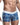 Trunk hipster front view blue print 