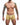 Trunk hipster front view print color yellow