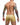 Trunk hipster back view print color yellow