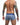 Trunk hipster back view print color blue with white