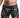 Malebasics New Hipster Boxer Brief Black Splash back view 1