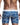 Malebasics New Hipster Boxer Brief Paros back view color blue