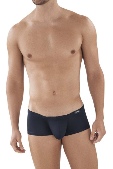 Mens 2PK Australian Trunks Clever 229924 - Clever_229924_Black - White_S - 2