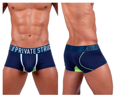 Mens Athlete Trunks Private Structure BAUT4389 - Private Structure_BAUT4389_Navy Ranger_S - 2