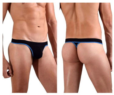 Mens Borderline Thongs Doreanse 1012 - BLK - Doreanse_1012 - BLK_Black_S - 2