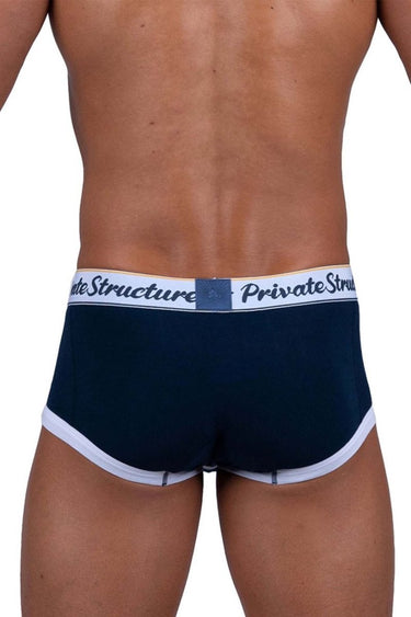 Mens Classic Mid Waist Trunks Private Structure SCUS4530 - Private Structure_SCUS4530_Navy_S - 3