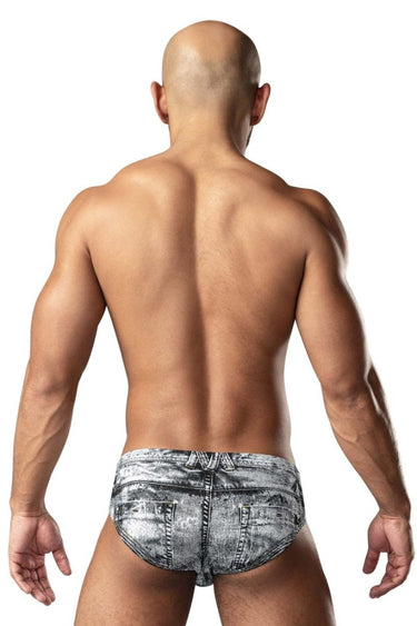 Mens Dirty Denim Bikini Male Power 486 - 286 - Male Power_486 - 286_Denim Print_S - 3
