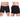 Boxer Brief - Mens FEEL GR8 Cotton Boxer Briefs ErgoWear - S - Black - ErgoWear - Malebasics