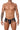Thong - Mens Fringe Thongs CandyMan 99754 - S/M - Black - CandyMan_99754_Black_S/M - CandyMan - 1