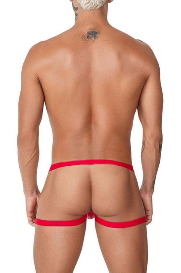 Jockstrap - Mens Garter Jockstrap CandyMan 99749 - S/M - Red - CandyMan_99749_Red_S/M - CandyMan - 3