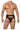 Thong - Mens Garter Thongs CandyMan 99655 - S/M - Black - CandyMan_99655_Black_S/M - CandyMan - 1
