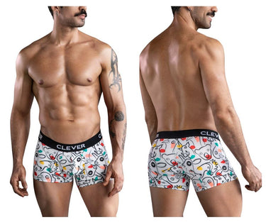 Mens Grange Trunks Clever 1725 - Clever_1725_White_S - 2