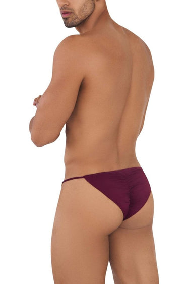 Bikini - Mens Holes in One Bikini CandyMan 99710 - S/M - Burgundy - CandyMan_99710_Burgundy_S/M - CandyMan - 3