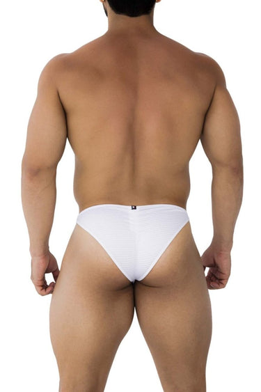 Mens Jacquard Bikini Xtremen 91197 - Xtremen_91197_White_S - 3