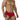 Trunk - Mens Jacquard Trunks Xtremen 91190 - S - Red - Xtremen_91190_Red_S - Xtremen - 4