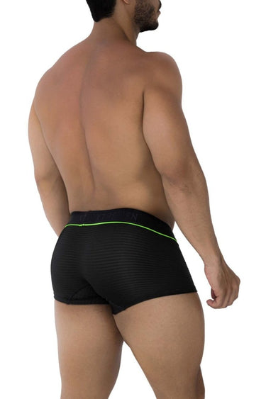 Mens Jacquard Trunks Xtremen 91196 - Xtremen_91196_Black_S - 3
