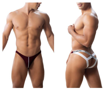 Jockstrap - Mens Jockstrap Roger Smuth RS018 - 1 - S - Burgundy - Roger Smuth_RS018 - 1_Burgundy_S - Roger Smuth - 2