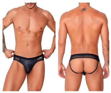 Mens Lace Jockstrap CandyMan 99763 - CandyMan_99763_Black_S/M - 2