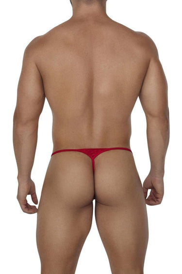 Thong - Mens Lace Thongs CandyMan 99685 - S/M - Red - CandyMan_99685_Red_S/M - CandyMan - 3