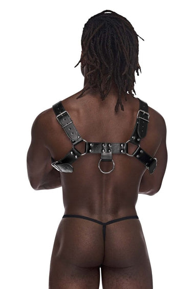 Mens Leather Aries Harness Male Power 590 - 266 - Male Power_590 - 266_Black_Only Size - 3
