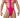 Mens Mesh Bodysuit CandyMan 99643 - CandyMan_99643_Hot Pink_S/M - 1