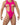 Bodysuit - Mens Mesh Bodysuit CandyMan 99643 - S/M - Hot Pink - CandyMan_99643_Hot Pink_S/M - CandyMan - 1
