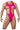 Bodysuit - Mens Mesh Bodysuit CandyMan 99643 - S/M - Hot Pink - CandyMan_99643_Hot Pink_S/M - CandyMan - 1