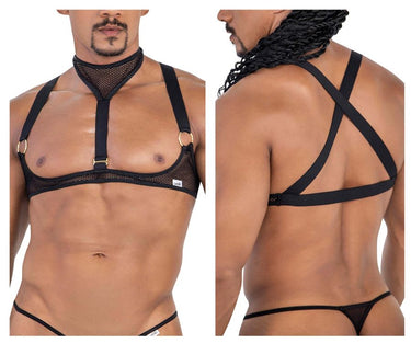 Mens Mesh Harness CandyMan 99809 - CandyMan_99809_Black_S/M - 2