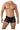 Trunk - Mens Mesh Trunks CandyMan 99636 - S/M - Black - CandyMan_99636_Black_S/M - CandyMan - 1