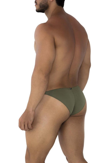 Mens Microfiber Bikini Xtremen 91177 - Xtremen_91177_Green_S - 3