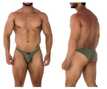 Bikini - Mens Microfiber Bikini Xtremen 91177 - S - Green - Xtremen_91177_Green_S - Xtremen - 2