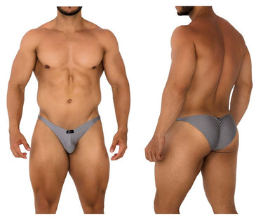 Mens Microfiber Bikini Xtremen 91179 - Xtremen_91179_Silver_S - 2