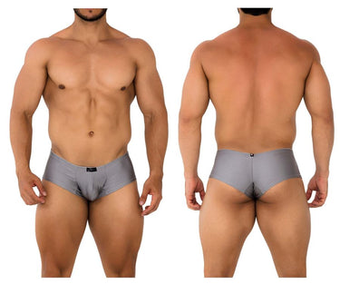 Mens Microfiber Trunks Xtremen 91180 - Xtremen_91180_Silver_S - 2