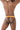 Jockstrap - Mens One Side Mesh Jockstrap PPU 2308 - S - Orange - PPU_2308_Orange_S - PPU - 3